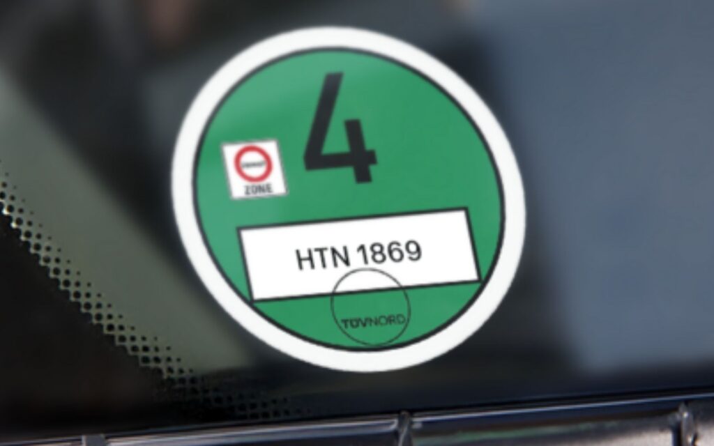 niemiecka Umweltplakette